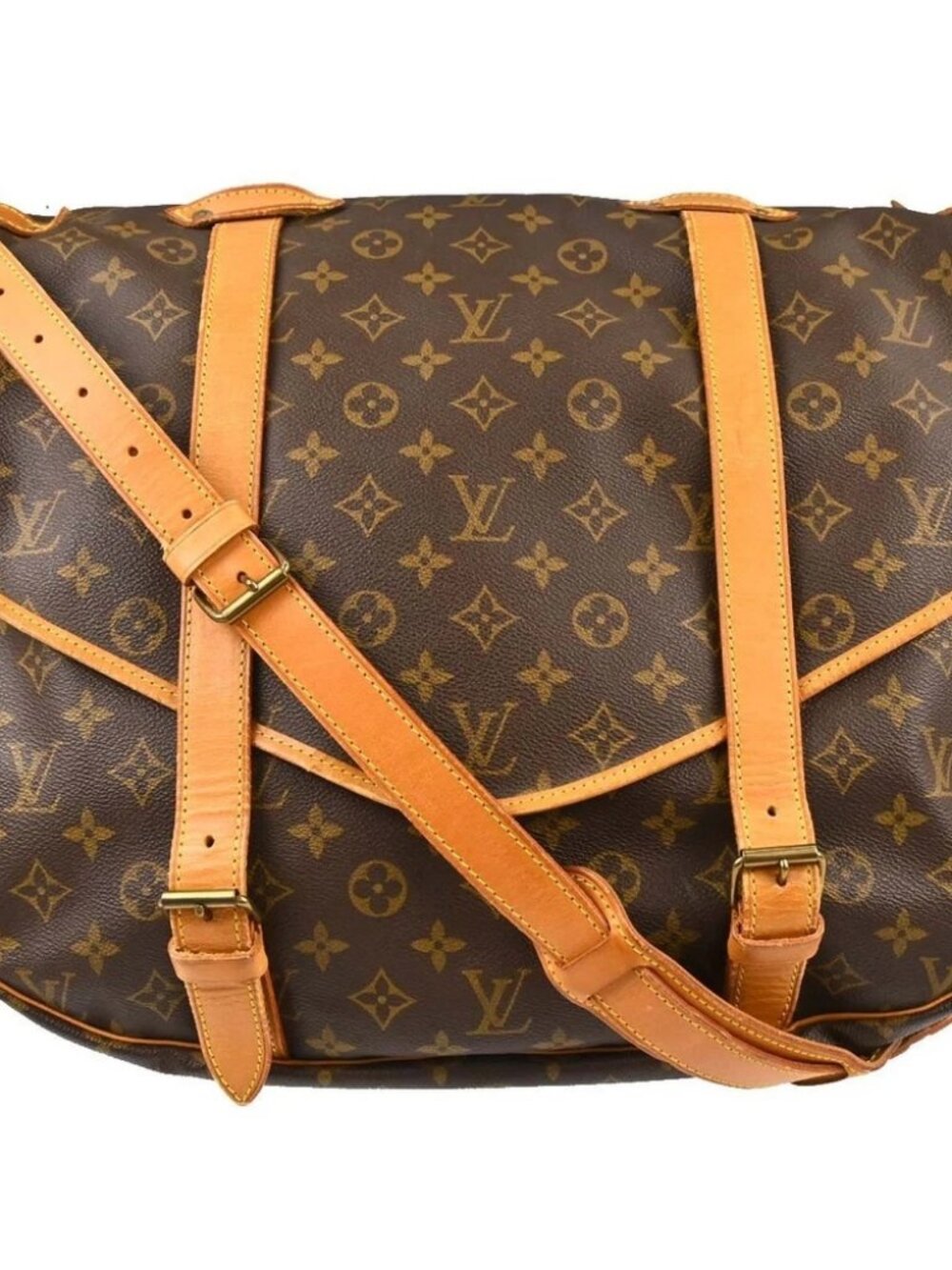 LOUIS VUITTON MONOGRAM SAUMUR 43 MESSENGER BAG